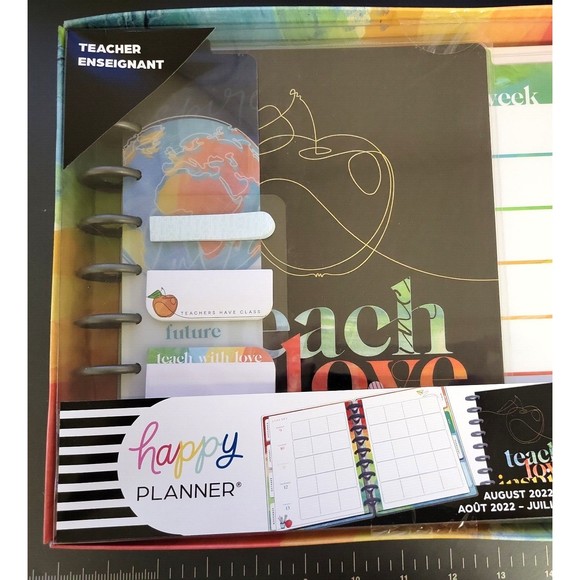 Happy Planner 12-Month Planner Box Kit-Teach Love Inspire Aug 2022 - Jul 2023 - Picture 3 of 6